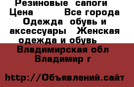 Резиновые  сапоги › Цена ­ 600 - Все города Одежда, обувь и аксессуары » Женская одежда и обувь   . Владимирская обл.,Владимир г.